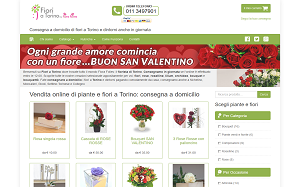 Il sito online di Fiori a Torino