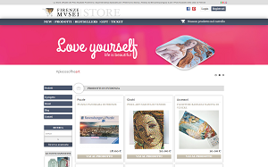 Il sito online di Firenze Musei store
