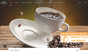 Il sito online di Art Coffee
