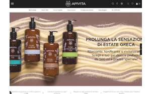 Il sito online di Apivita