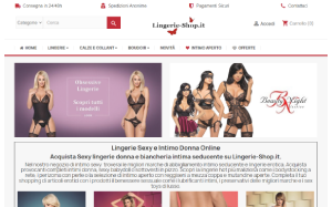 Il sito online di Lingerie-shop