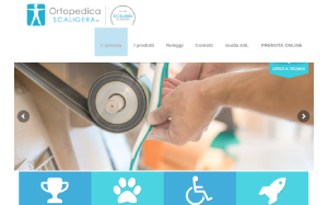 Il sito online di Ortopedica Scaligera