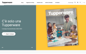 Il sito online di Tupperware