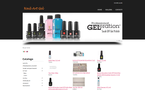 Il sito online di Nail Art Gel
