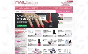Il sito online di Naildesign