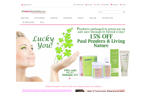 Il sito online di All Natural Cosmetics