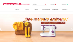 Il sito online di Necchi Shop