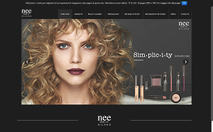 Il sito online di Nee makeup