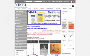 Il sito online di Nikel shop