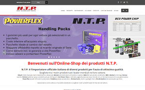 Il sito online di NTP Shop