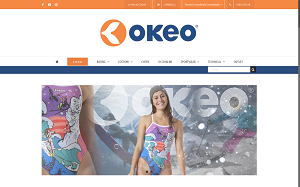 Il sito online di Okeo shop