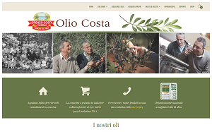 Il sito online di Olio Costa