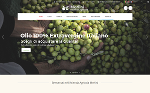 Il sito online di Olio di Toscana Merlini