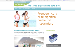 Il sito online di Ortopedia Azzurra