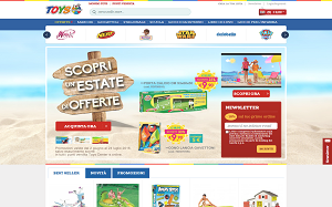 Il sito online di Toys center