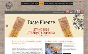 Il sito online di Pasta Morelli