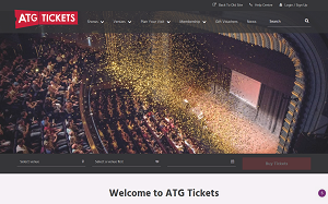 Il sito online di Atg Tickets