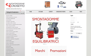 Il sito online di Autoattrezzature Crosetto