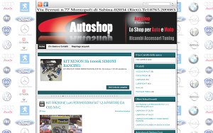Il sito online di Auto Shop Online
