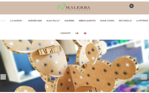 Il sito online di Malerba Collezioni