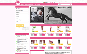 Il sito online di BB Cream Shop