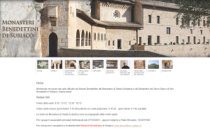 Il sito online di Monasteri Benedettini di Subiaco