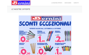 Il sito online di Bernini Ufficio