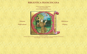 Il sito online di Biblioteca Francescana