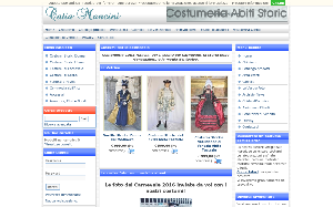 Il sito online di Catia Mancini costumi spettacolo