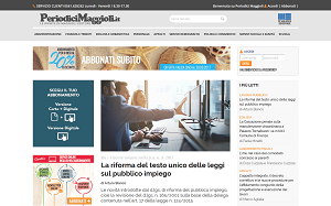 Il sito online di Periodici Maggioli