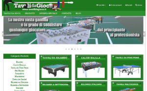 Il sito online di Tavolidagioco