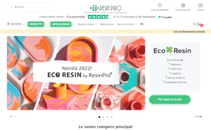 Il sito online di Resin Pro