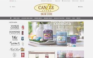 Il sito online di Candle Store