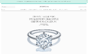 Il sito online di Tiffany