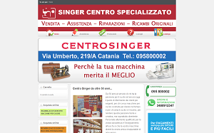 Il sito online di Centro Singer Catania