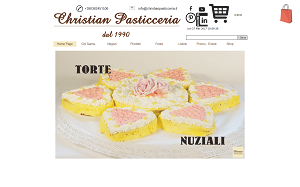 Il sito online di Christian Pasticceria