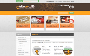 Il sito online di Cialdepercaffè