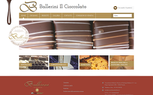 Il sito online di Ballerini Il Cioccolato