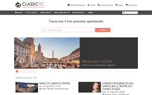 Il sito online di Classictic.com