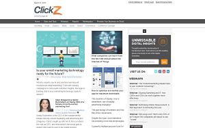 Il sito online di ClickZ