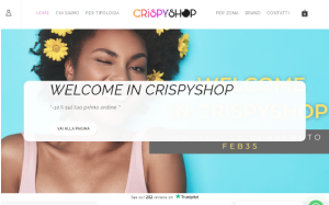 Il sito online di Crispy shop