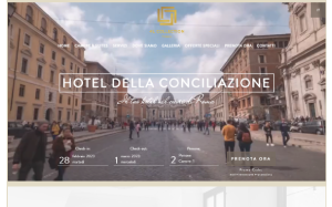 Il sito online di Hotel della Conciliazione