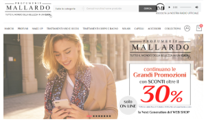Visita lo shopping online di Profumerie Mallardo