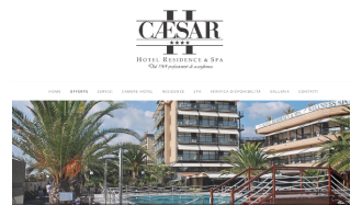 Il sito online di Hotel Caesar L. di Camaiore