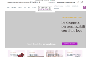 Il sito online di Astucci e Shopper