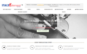 Il sito online di Italy Materassi
