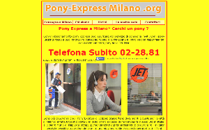 Il sito online di Ponyexpress-milano.org