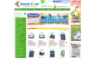 Il sito online di Damia Solar