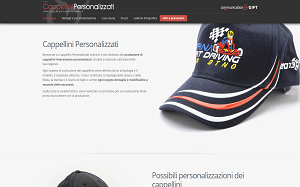 Il sito online di Cappellini Personalizzati