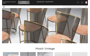 Il sito online di Design Market